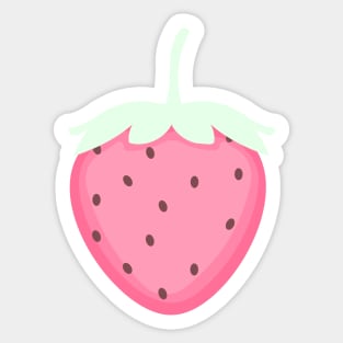 Kawaii Strawberry Sticker